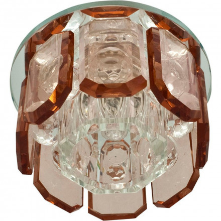 Светильник потолочный JCD9 Max35W G9 прозрачный-коричневый, прозрачный, 4220