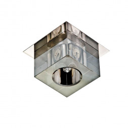 Светильник встраиваемый Feron CD2550 потолочный JCD G9 прозрачно-черный, золотой арт.19182