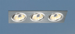 Алюминиевый точечный светильник хром Elektrostandard 1011/3 MR16 CH