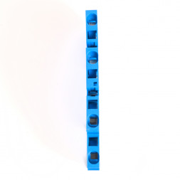 Зажим пружинный, 4-проводной проходной 2 уровня ЗНИ - 4.0 (JXB ST 4), синий STEKKER арт.39974