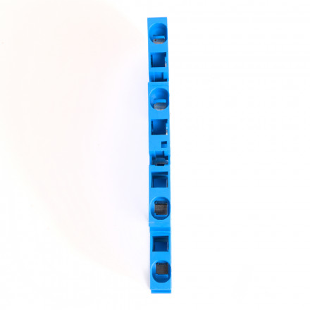 Зажим пружинный, 4-проводной проходной 2 уровня ЗНИ - 4.0 (JXB ST 4), синий STEKKER арт.39974