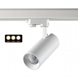 Трехфазный трековый светодиодный светильник с переключ. цв.температуры NOVOTECH 358744 NAIL