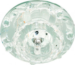 Светильник встраиваемый Feron 1580 потолочный JC G4 прозрачный