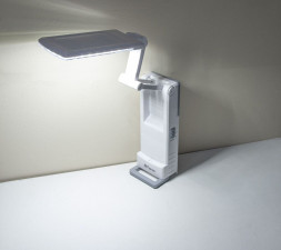 Настольный светодиодный светильник Feron DE1701 2,6W, серый арт.24177