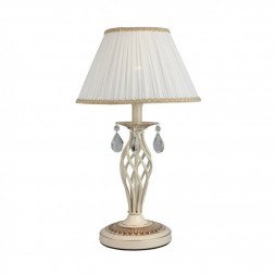 Настольная лампа Omnilux OML-60804-01 Cremona 1хE27х40W Белое золото