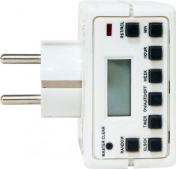 Розетка с таймером Feron TM21 недельная электронная мощность 3500W/16A арт.23215