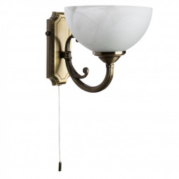 Светильник настенный Arte Lamp A3777AP-1AB WINDSOR античная бронза 1хE14х40W 220V