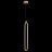 Светильник подвесной Maytoni MOD017PL-L13G Chain Матовое Золото LEDx17W