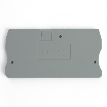 LD560-1-40 Торцевая заглушка для ЗНИ LD552 4 мм2  (JXB 4), серый STEKKER арт.39984