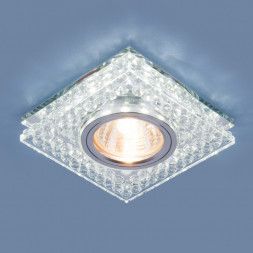 Точечный светодиодный светильник серебро/прозрачный Elektrostandard 8391 MR16