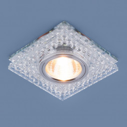 Точечный светодиодный светильник серебро/прозрачный Elektrostandard 8391 MR16