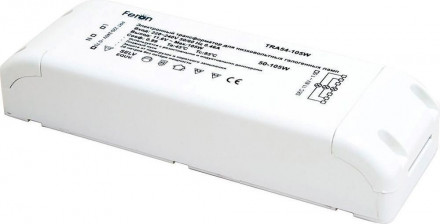 Трансформатор электронный понижающий с защитой, 230V/12V 105W, TRA54 арт.21475
