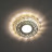 Светильник встраиваемый с белой LED подсветкой Feron C1010MO потолочный MR16 G5.3 прозрачный