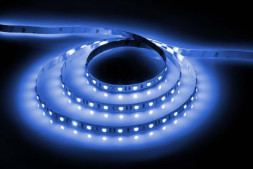 Cветодиодная LED лента Feron LS606, 60SMD(5050)/м 14.4Вт/м  5м IP20 12V синий