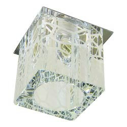 Светильник потолочный, JCD G9 с прозрачным стеклом, хром, с лампой, DL170