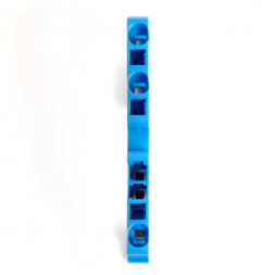 Зажим пружинный, 3-проводной проходной ЗНИ - 2,5 (JXB ST 2,5), синий STEKKER арт.39969