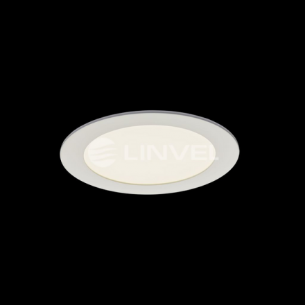 Светильник светодиодный LINVEL LED-RPL11 11W 4500 K  810 lm 45/2835  WH круг диам 145мм IP44