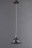 Светильник подвесной LINVEL LV 9212/1 Атланта Серый/хром E27 40W