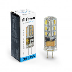 Лампа светодиодная Feron LB-420 G4 2W 6400K арт.25859