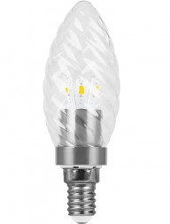 Лампа светодиодная, 6LED(3.5W) 230V E14 2700K матовая золото, LB-77 арт.25350