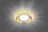 Светильник встраиваемый с белой LED подсветкой Feron CD904 потолочный MR16 G5.3 желтый