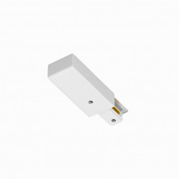 Коннектор-токоподвод для шинопровода (трека) Arte Lamp A160033 белый 220V