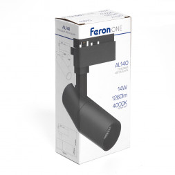 Светодиодный светильник Feron.ONE AL140 трековый однофазный на шинопровод 32W 4000K 35 градусов  черный