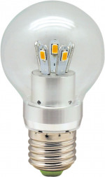 Лампа светодиодная, 10LED(5W) 230V E27 4000K матовая, LB-42 арт.25330