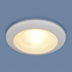 Влагозащищенный точечный светильник белый Elektrostandard 1080 MR16 WH