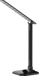 Настольный светодиодный светильник Feron DE1725 10W, 4000K, 100-240V, черный арт.29860