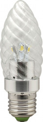 Лампа светодиодная, 6LED(3.5W) 230V E27 2700K хром, LB-77 арт.25335