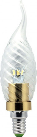 Лампа светодиодная, 6LED(3.5W) 230V E14 2700K золото, LB-78 арт.25370