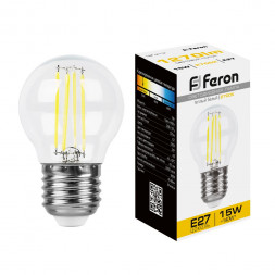 Лампа светодиодная Feron LB-515 Шарик E27 15W 2700K арт.38252