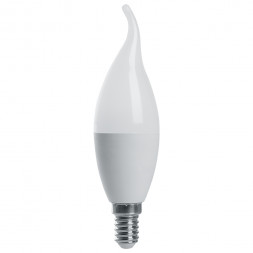 Лампа светодиодная Feron LB-970 Свеча на ветру E14 13W 4000K арт.38113
