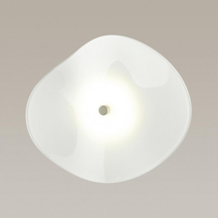 Настенный светильник ODEON LIGHT 4856/5WL FLUENT LED 1*5W 220V 4000K IP20 никель/белый