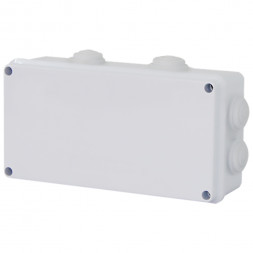 Коробка разветвительная STEKKER EBX30-03-65, 200*100*70 мм, 8 мембранных вводов, IP65, светло-серая