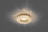 Светильник встраиваемый Feron CD4141 потолочный MR16 G5.3 прозрачный, без лампы, золотистый арт.19287