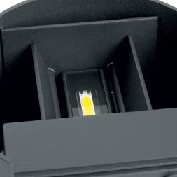 Светильник уличный светодиодный Feron DH013, 2*3W, 450Lm, 4000K, черный