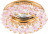 Светильник встраиваемый Feron CD4141 потолочный MR16 G5.3 розовый, золотистый арт.19291