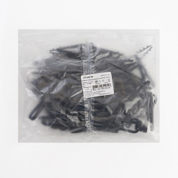 Дюбель-хомут для круглого кабеля (11-18мм), STEKKER DCL00-11-18, черный (100шт.)