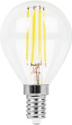 Лампа светодиодная Feron LB-61 Шарик E14 5W 6400K арт.25580