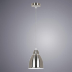 Светильник подвесной Arte Lamp A2054SP-1SS BRACCIO матовое серебро 1хE27х60W 220V