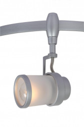 Трековый светильник Arte Lamp A3056PL-1SI RAIL HEADS серебро 1хE14х40W 220V