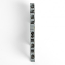 Зажим пружинный, 4-проводной проходной ЗНИ - 2,5 (JXB ST 2,5), серый STEKKER арт.39965