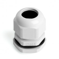 Сальник PG21 диаметр проводника 13-18 мм STEKKER, IP54, серый арт.49368