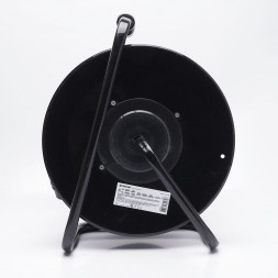 Удлинитель на металлической катушке Stekker PRF01-41-30, 30м, 4 гнезда с/з, 3*2,5, черный, серия Professional (УХз-16) арт.39221