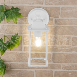 Brick белый уличный настенный светильник Elektrostandard GL 1008D