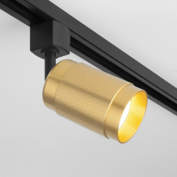 Трековый светильник для однофазного шинопровода Tony GU10 Золото Elektrostandard MRL 1012