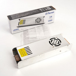 Трансформатор электронный для светодиодной ленты 500W 12V (драйвер), LB009 арт.48009