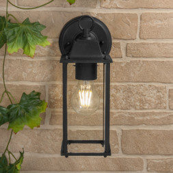 Brick черный уличный настенный светильник Elektrostandard GL 1008D